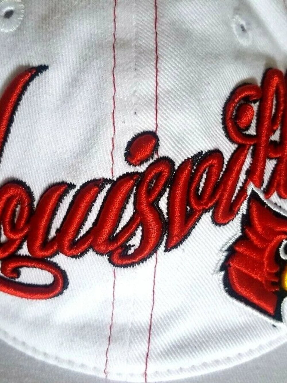 Louisville Cardinals Womens Hat Stitched Logo Adjustable Strap Cap Zephyr Cotton - Picture 4 of 5